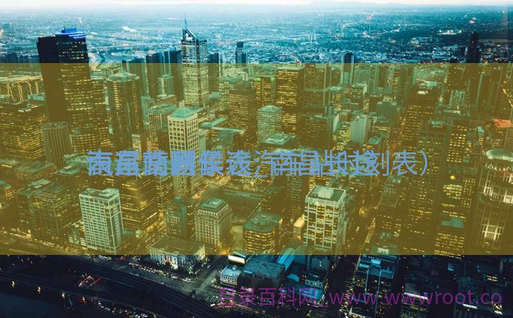 南昌长途

汽运站列车表_南昌长途

汽车站时候
表（南昌长途汽车站时刻表）