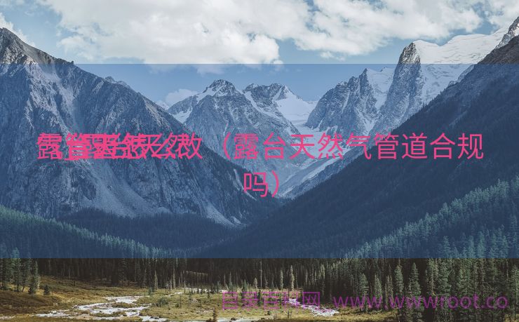露台天然

气_露台天然

气管道怎么改（露台天然气管道合规吗）