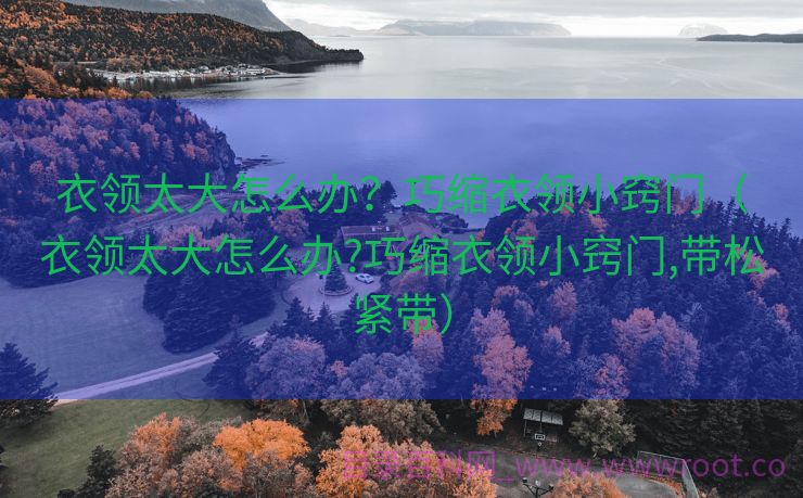 衣领太大怎么办？巧缩衣领小窍门（衣领太大怎么办?巧缩衣领小窍门,带松紧带）