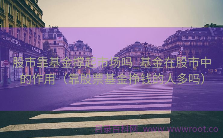 股市靠基金撑起市场吗_基金在股市中的作用（靠股票基金挣钱的人多吗）