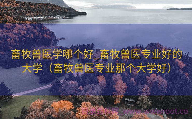 畜牧兽医学哪个好_畜牧兽医专业好的大学（畜牧兽医专业那个大学好）