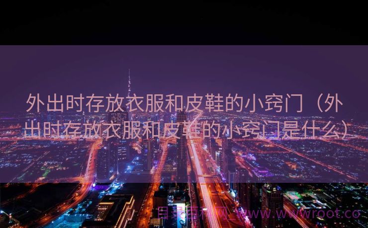 外出时存放衣服和皮鞋的小窍门（外出时存放衣服和皮鞋的小窍门是什么）