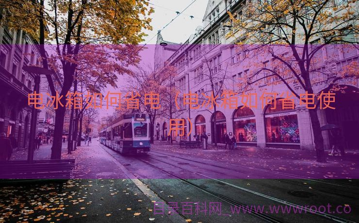 电冰箱如何省电（电冰箱如何省电使用）