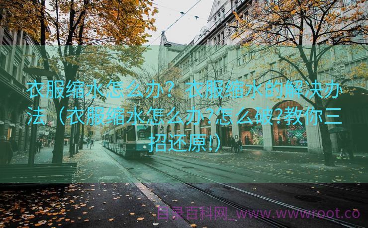 衣服缩水怎么办？衣服缩水的解决办法（衣服缩水怎么办?怎么破?教你三招还原!）