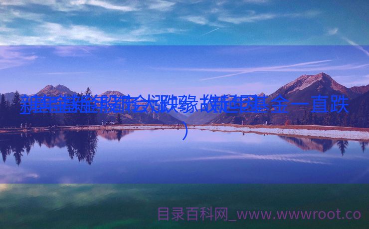 新年基金股市大跌缘故起因

_基金新年都会涨吗（新年基金一直跌）