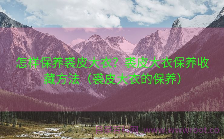 怎样保养裘皮大衣？裘皮大衣保养收藏方法（裘皮大衣的保养）