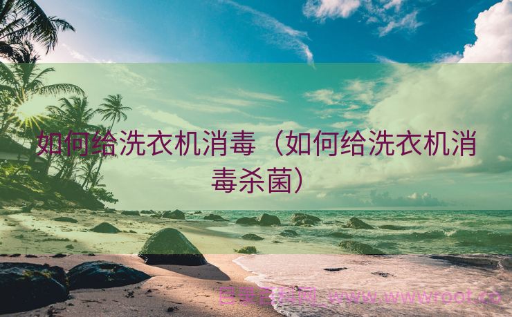 如何给洗衣机消毒（如何给洗衣机消毒杀菌）