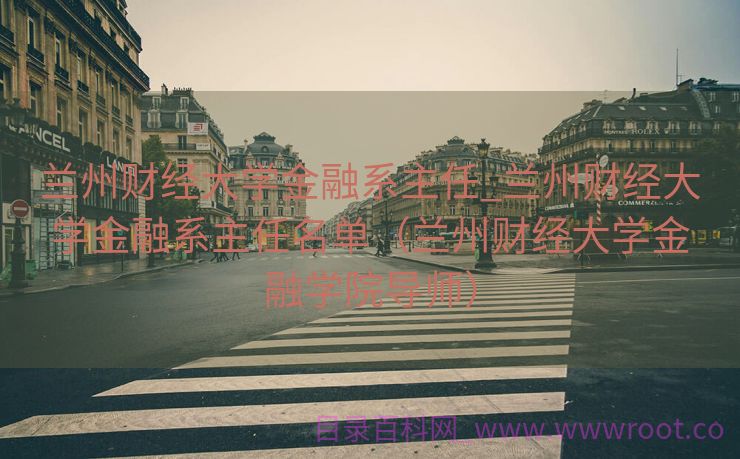 兰州财经大学金融系主任_兰州财经大学金融系主任名单（兰州财经大学金融学院导师）