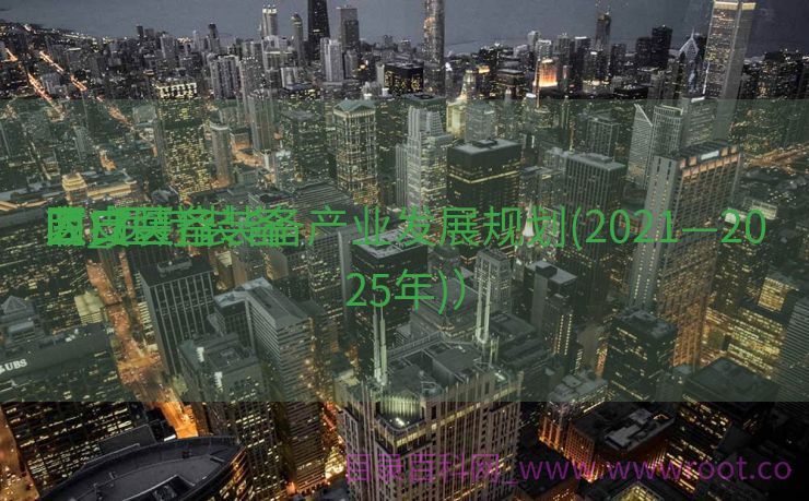 医疗装备
收支
口_医疗装备
入口
商（医疗装备产业发展规划(2021—2025年)）