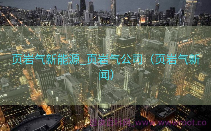页岩气新能源_页岩气公司（页岩气新闻）