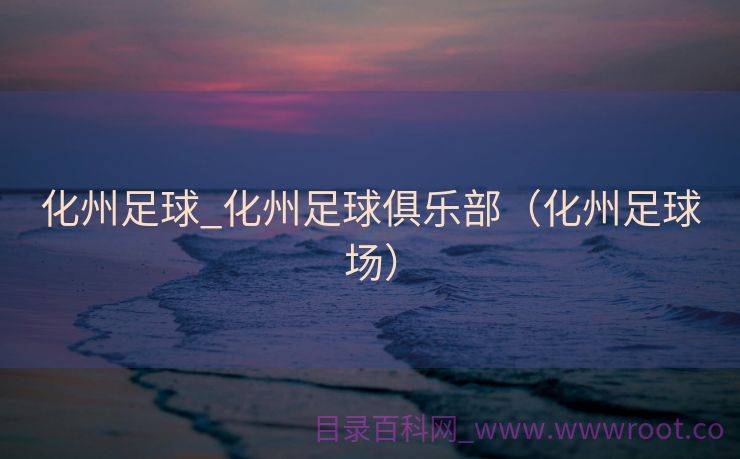 化州足球_化州足球俱乐部（化州足球场）