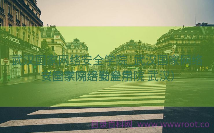 武汉国家网络安全学院_武汉国家网络安全学院后勤雇用
（国家网络安全学院 武汉）