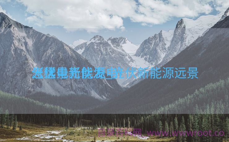 光伏电新能源_光伏新能源远景
怎样
（远景光伏发电）