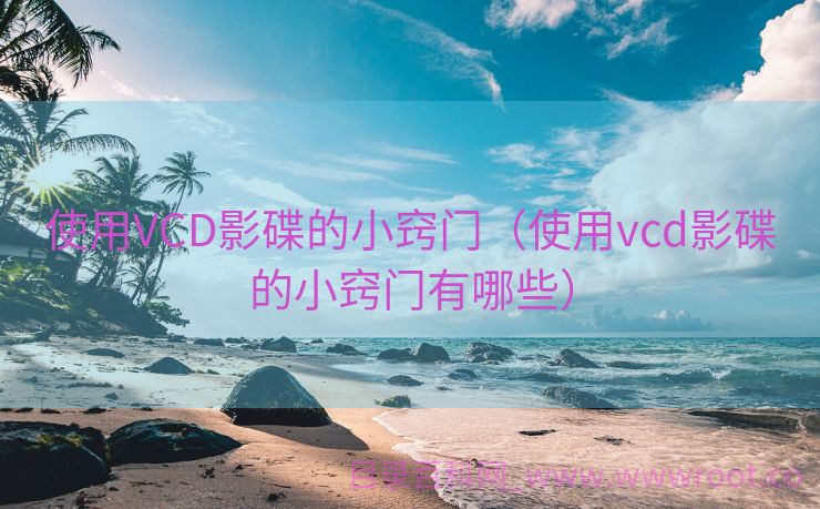 使用VCD影碟的小窍门（使用vcd影碟的小窍门有哪些）