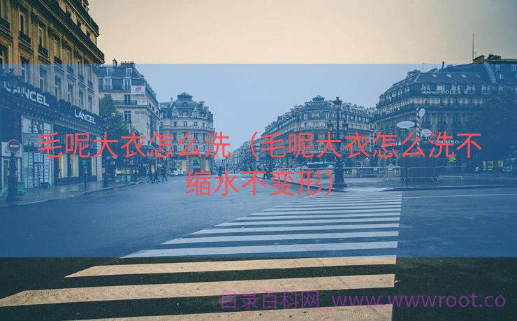 毛呢大衣怎么洗（毛呢大衣怎么洗不缩水不变形）