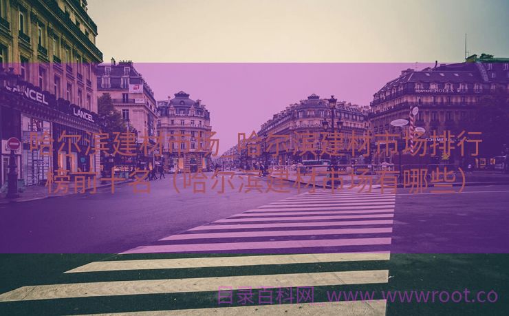 哈尔滨建材市场_哈尔滨建材市场排行榜前十名（哈尔滨建材市场有哪些）