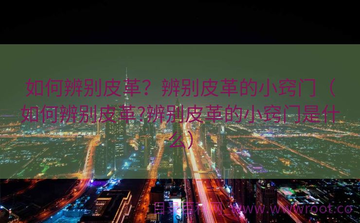 如何辨别皮革？辨别皮革的小窍门（如何辨别皮革?辨别皮革的小窍门是什么）