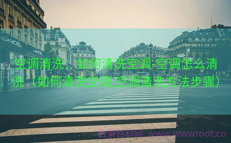 空调清洗：如何清洗空调-空调怎么清洗（如何清洗空调,空调清洗方法步骤）