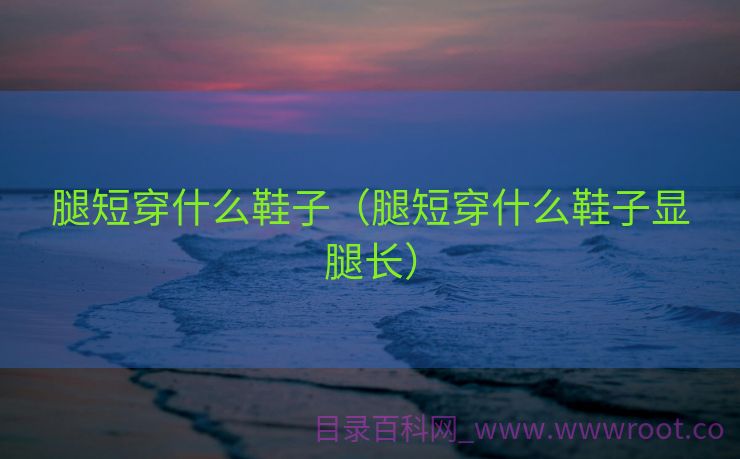 腿短穿什么鞋子（腿短穿什么鞋子显腿长）