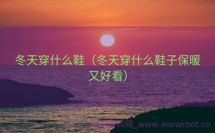 冬天穿什么鞋（冬天穿什么鞋子保暖又好看）