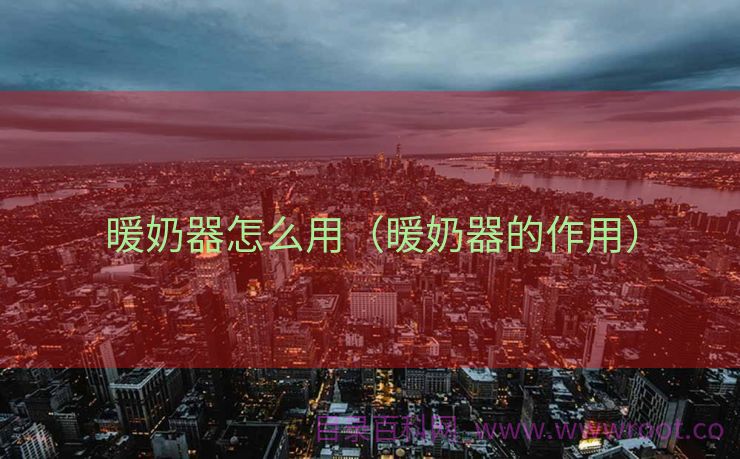 暖奶器怎么用（暖奶器的作用）