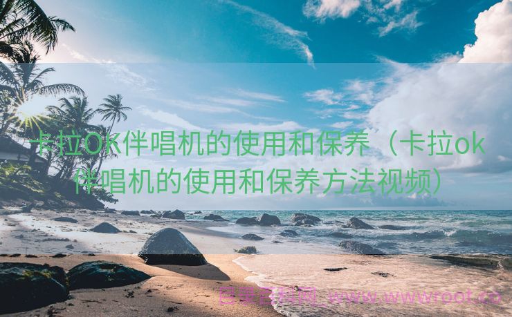 卡拉OK伴唱机的使用和保养（卡拉ok伴唱机的使用和保养方法视频）