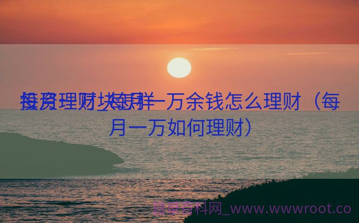 每月一万块怎样
投资理财_每月一万余钱怎么理财（每月一万如何理财）