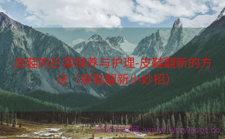 皮鞋的日常保养与护理-皮鞋翻新的方法（皮鞋翻新小妙招）