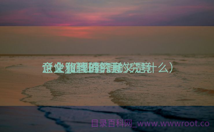 企业管理的究竟
意义_企业管理的究竟
意义和代价
（企业管理的意义是什么）