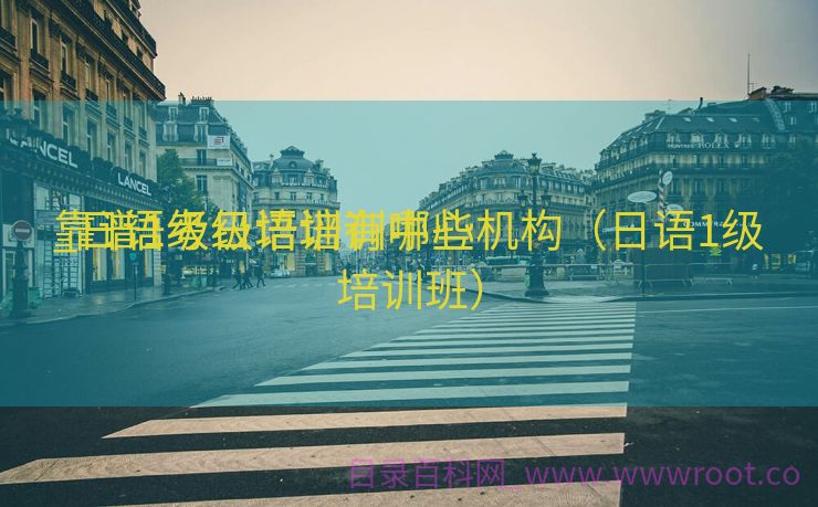 靠谱1级日语培训中心

_日语考级培训有哪些机构（日语1级培训班）