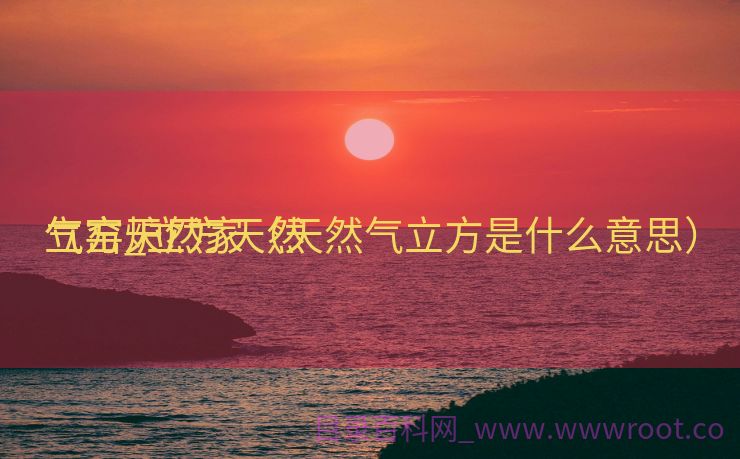 立方天然

气窑_立方天然

气窑炉厂家（天然气立方是什么意思）