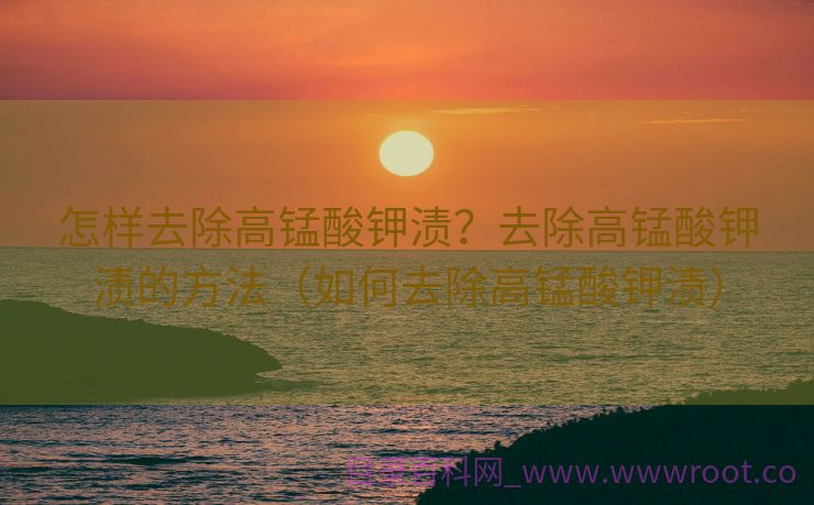 怎样去除高锰酸钾渍？去除高锰酸钾渍的方法（如何去除高锰酸钾渍）