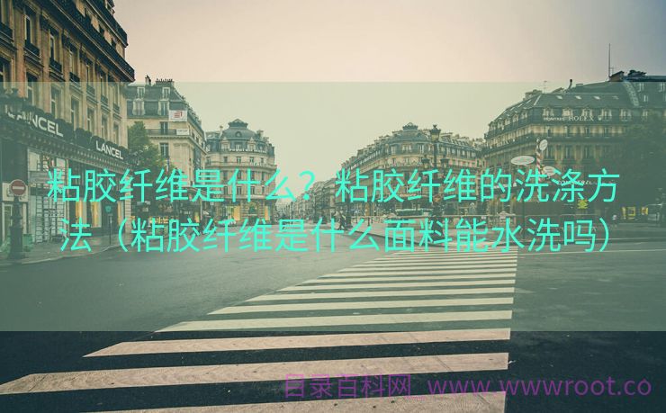 粘胶纤维是什么？粘胶纤维的洗涤方法（粘胶纤维是什么面料能水洗吗）