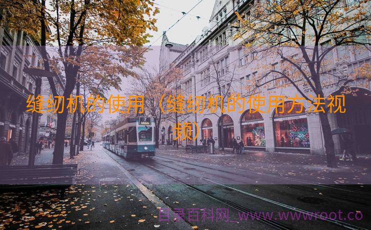 缝纫机的使用（缝纫机的使用方法视频）