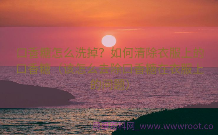 口香糖怎么洗掉？如何清除衣服上的口香糖（该怎么去除口香糖在衣服上的问题）