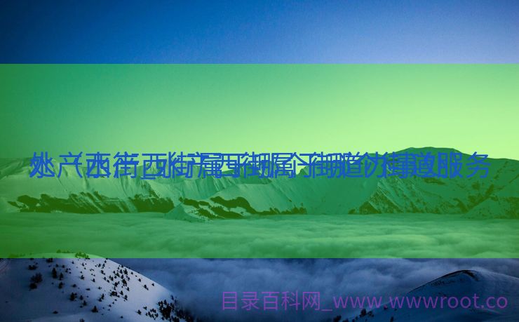 水产西街_水产西街属于哪个街道服务
处（水产西街属于哪个街道办事处）