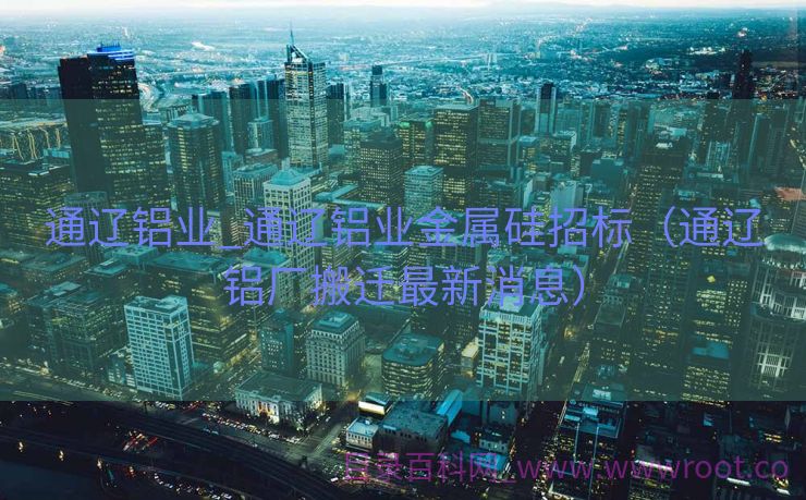 通辽铝业_通辽铝业金属硅招标（通辽铝厂搬迁最新消息）