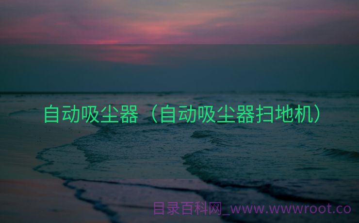 自动吸尘器（自动吸尘器扫地机）