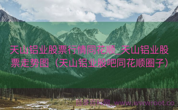 天山铝业股票行情同花顺_天山铝业股票走势图（天山铝业股吧同花顺圈子）