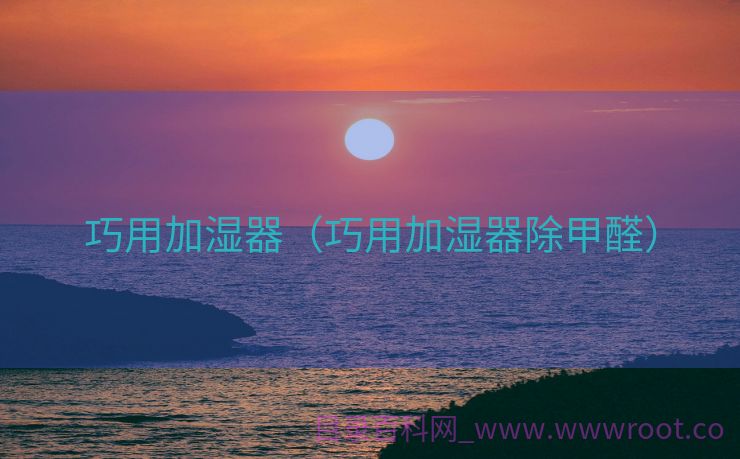 巧用加湿器（巧用加湿器除甲醛）