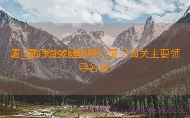厦门海关各处室领导

人_厦门海关新班子（厦门海关主要领导名单）