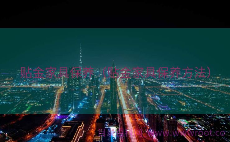 贴金家具保养（贴金家具保养方法）