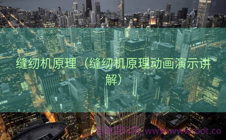 缝纫机原理（缝纫机原理动画演示讲解）