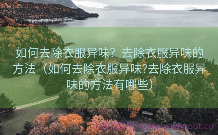 如何去除衣服异味？去除衣服异味的方法（如何去除衣服异味?去除衣服异味的方法有哪些）