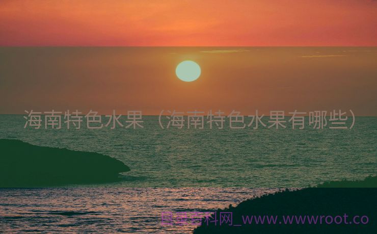 海南特色水果（海南特色水果有哪些）