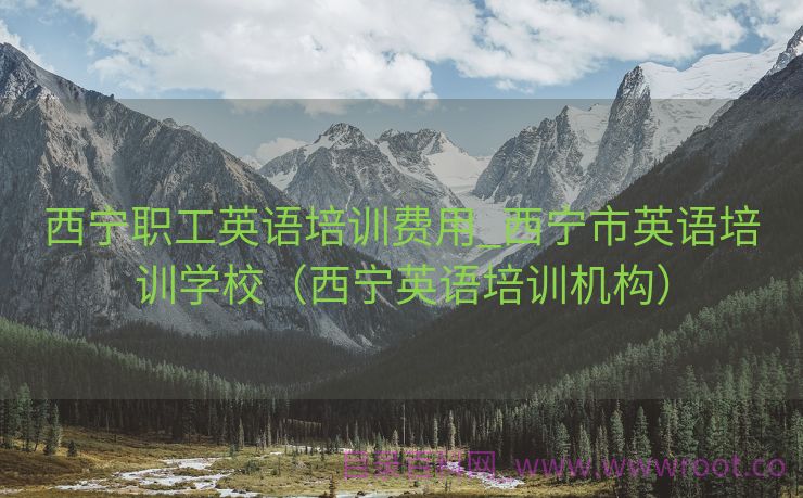 西宁职工英语培训费用_西宁市英语培训学校（西宁英语培训机构）