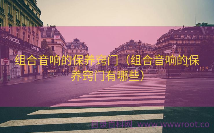 组合音响的保养窍门（组合音响的保养窍门有哪些）