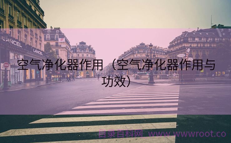 空气净化器作用（空气净化器作用与功效）