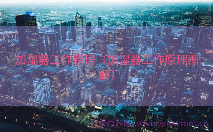加湿器工作原理（加湿器工作原理图解）