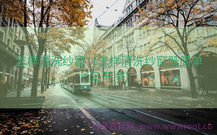 怎样清洗纱窗（怎样清洗纱窗既简单又干净）